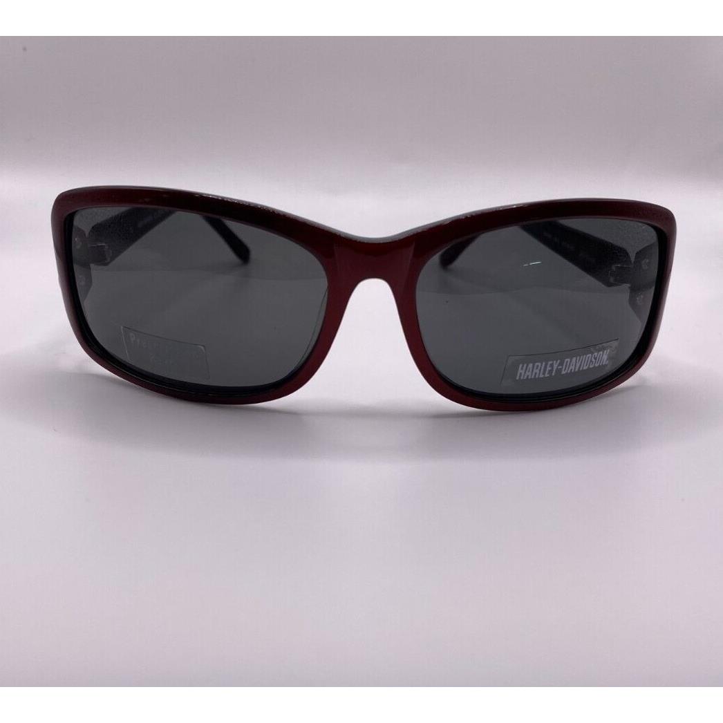 Harley Davidson HDX808 RB Red Burgundy Wide Plastic Sunglasses Frame 60-16-125