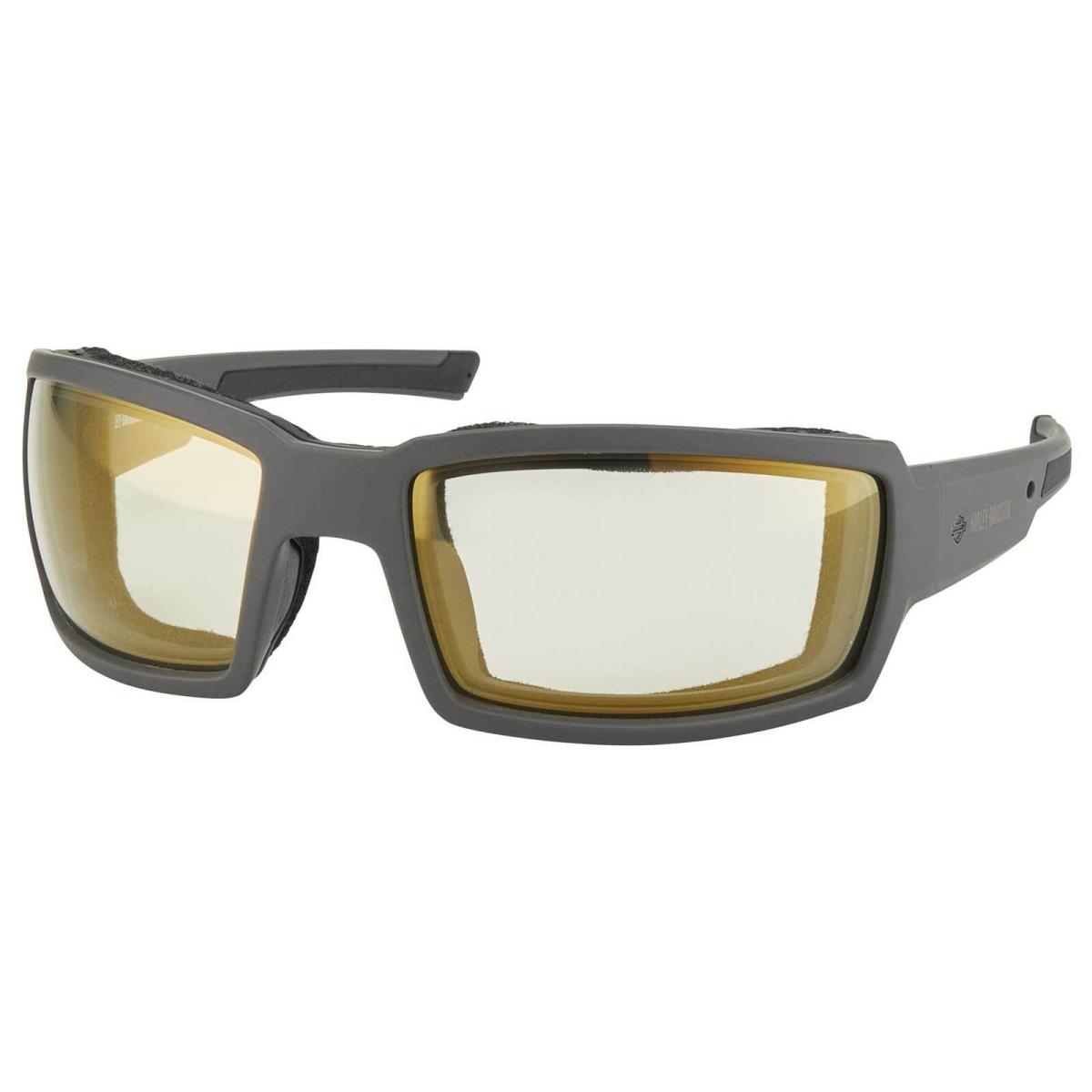 Harley-davidson Men`s Tour of Duty Yellow Light-adjusting Riding Eyewear - Black