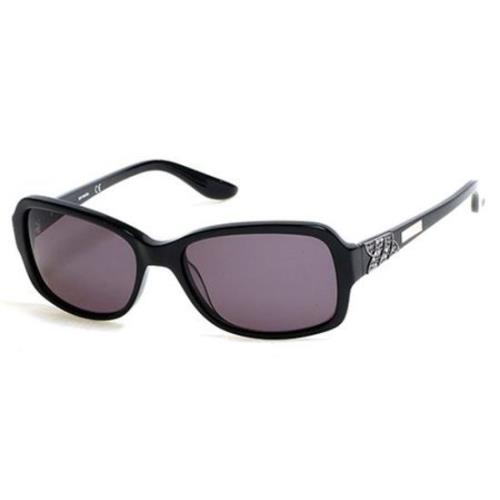 Harley Davidson Sunglasses HD 0300X 01A Shiny Black / Smoke 56mm HD0300X