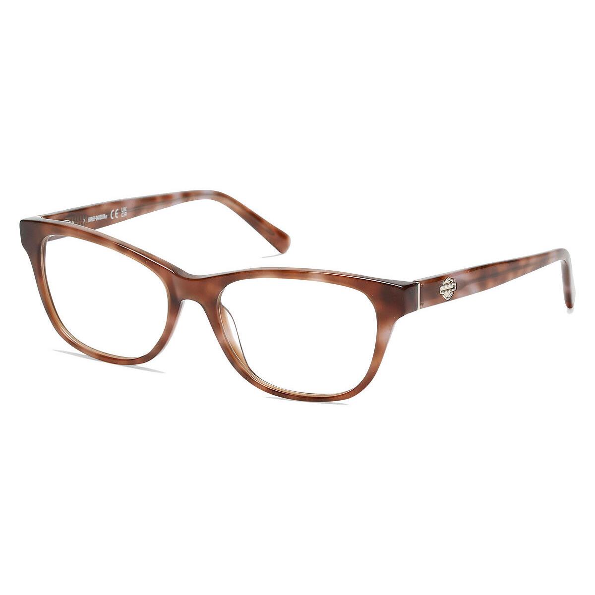 Harley Davidson HD0574 Eyeglasses Light Brown/other 52mm