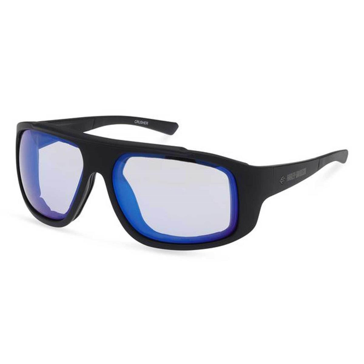 Harley-davidson Men`s Crusher Photochromic Sunglasses Matte Black Frames