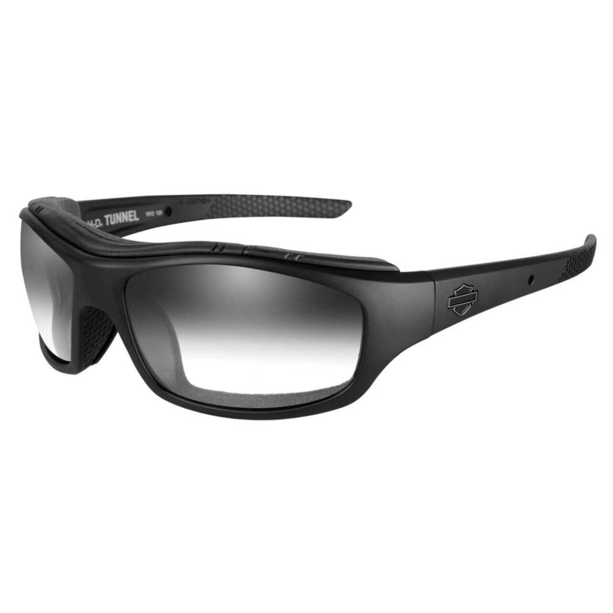 Harley-davidson Men`s Tunnel Sunglasses LA Gray Lens/matte Black Frame HDTNL05