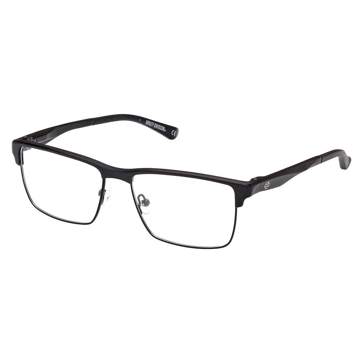 Harley Davidson HD9026 Eyeglasses Men Matte Black 56mm