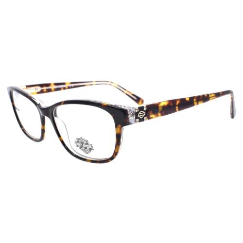 Harley Davidson HD0559 052 Women`s Eyeglasses Frames 54-15-145 Dark Havana