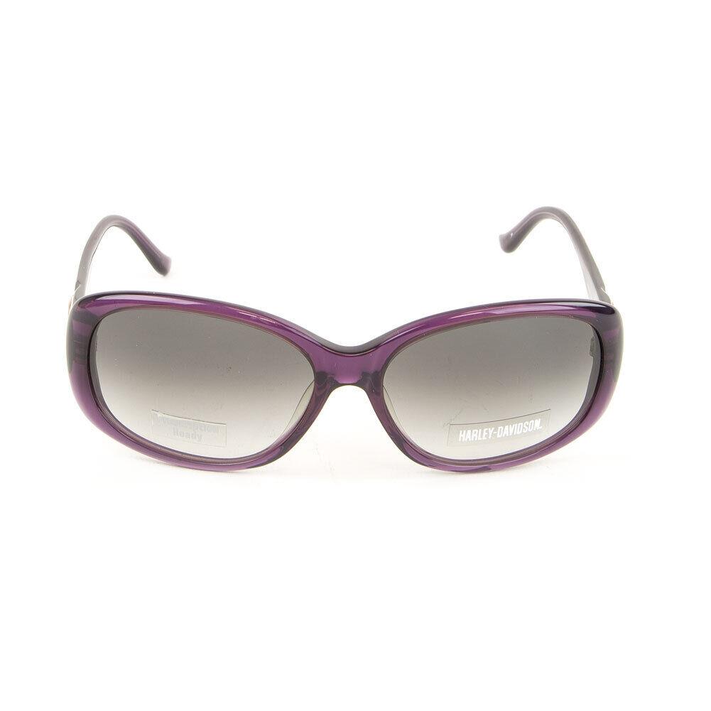 Harley Davidson HDX852 PUR-35 Purple Plastic Sunglasses Frame 60-16-140 - Frame: Purple, Lens: Gray, Manufacturer: Purple