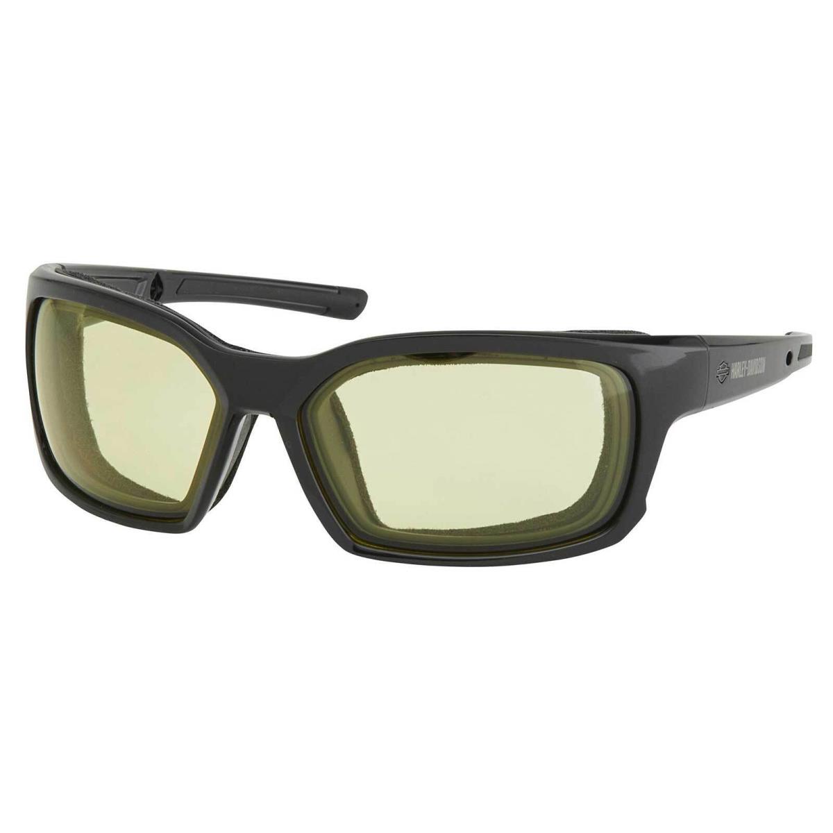 Harley-davidson Men`s Classic Eagle Riding Sunglasses Yellow Polycarbonate Lens