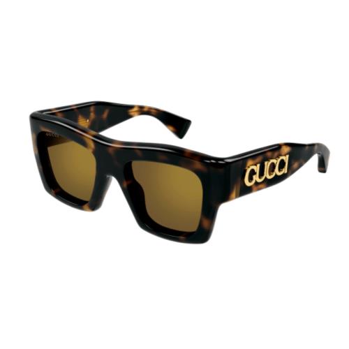 Gucci GG1772S 007 Havana/brown Square Women`s Sunglasses