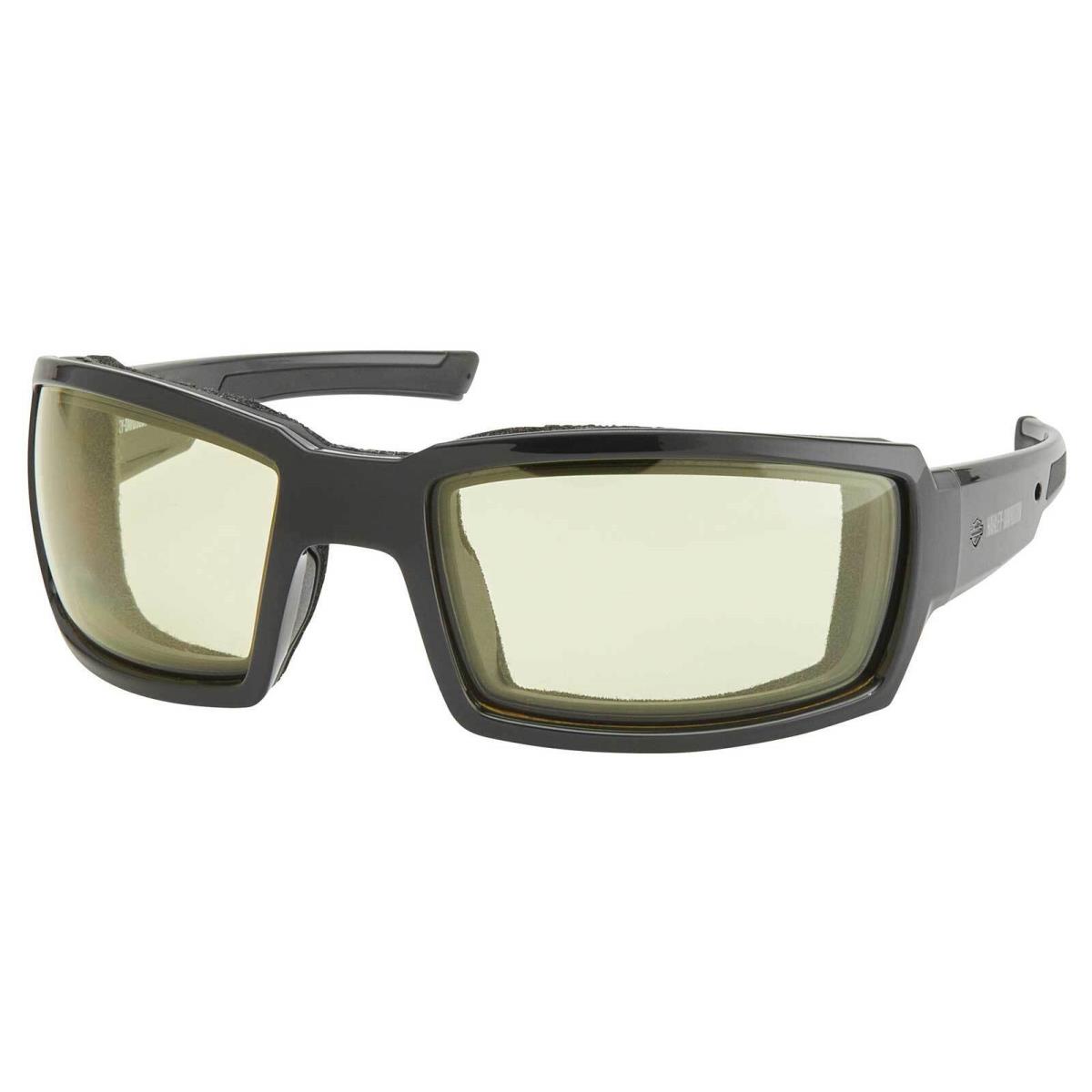 Harley-davidson Men`s Tour of Duty Riding Sunglasses Yellow Polycarbonate Lens