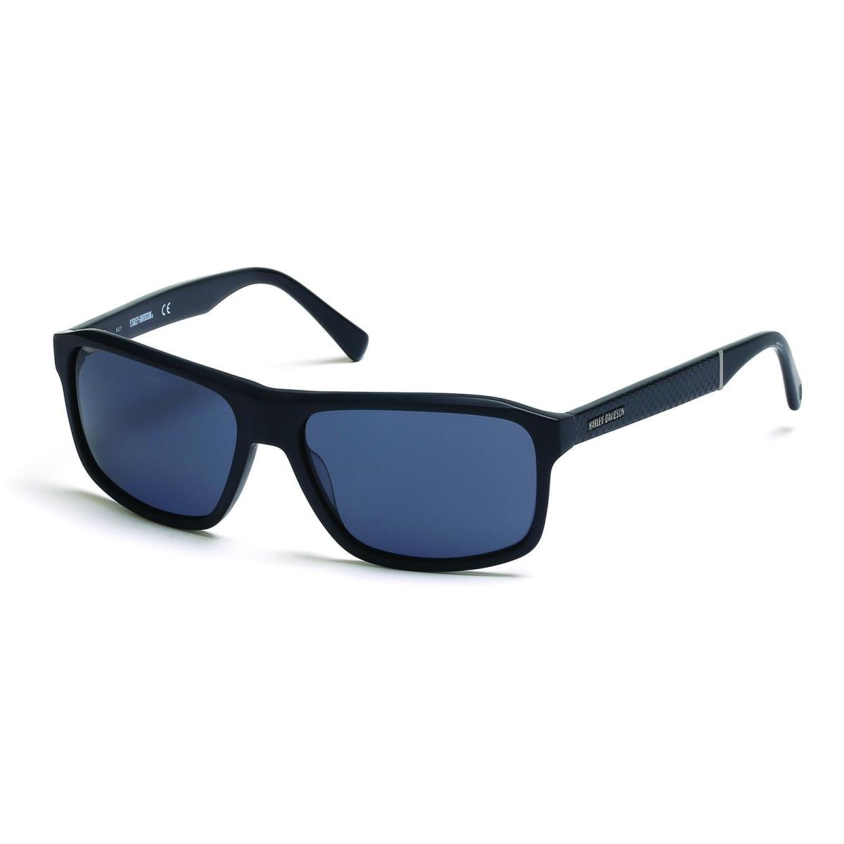 Harley Davidson Sunglasses HD 0920X 91A Matte Blue / Smoke 59 mm HD0920X