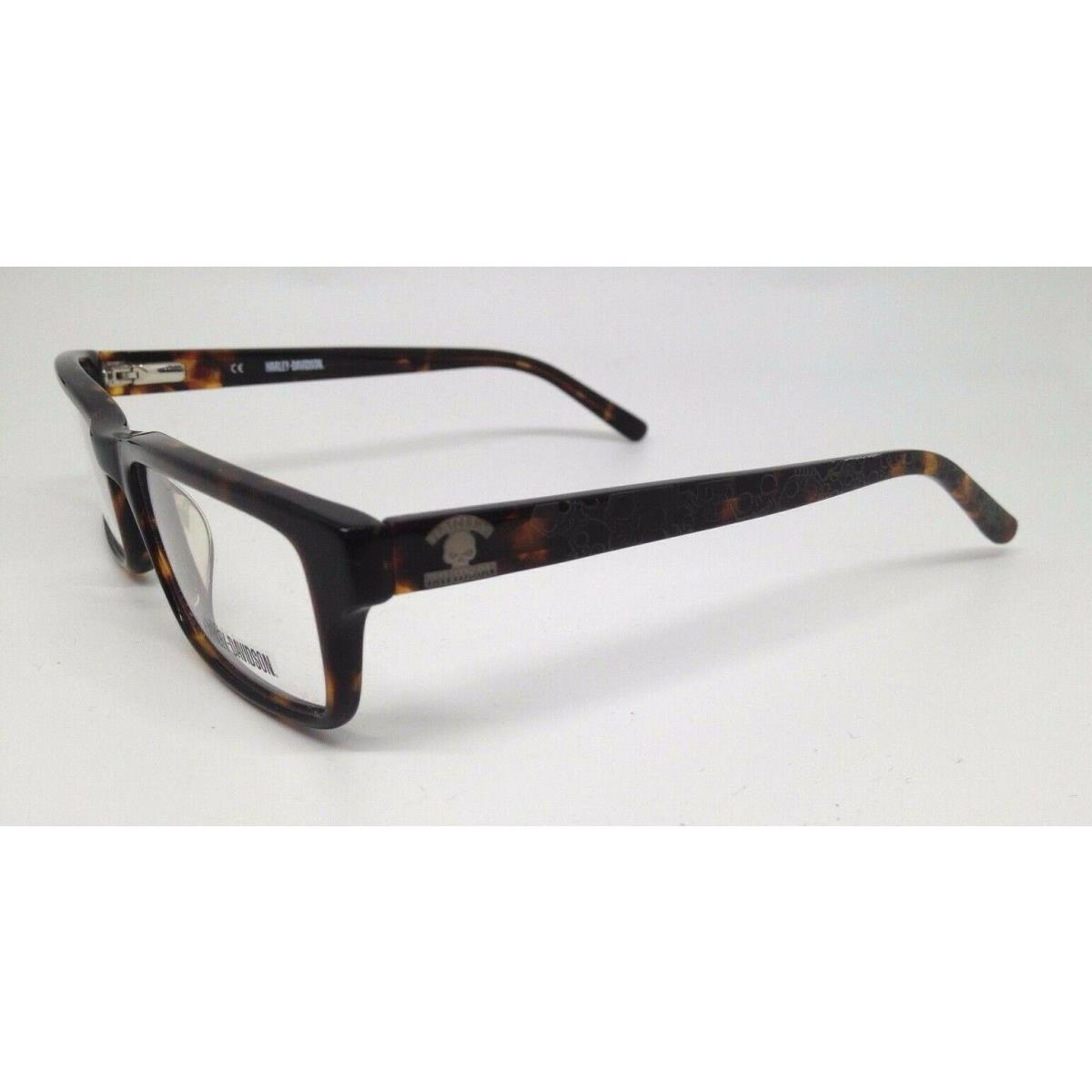 Harley Davidson Hdt 105 Tortoise DA Plastic Eyeglasses Frame 49-17-130 Rx