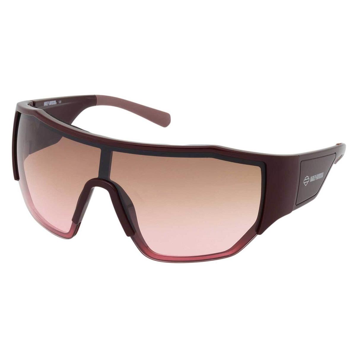 Harley-davidson Men`s Fixed Foam Riding Sunglasses Brown to Pink Gradient Lens