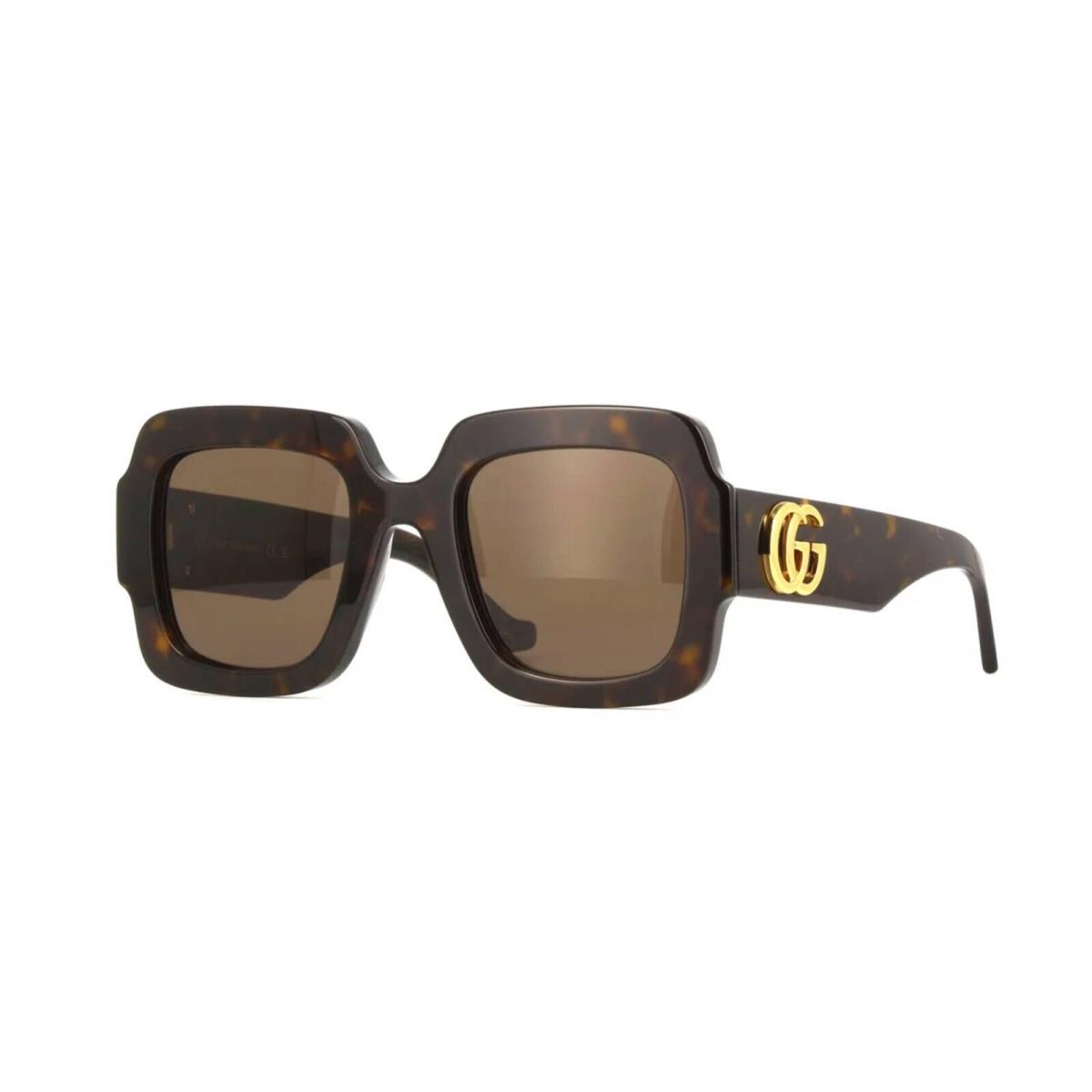 Gucci GG1547S Havana/brown 002 Sunglasses