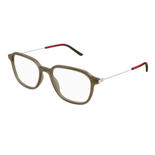 Gucci GG1576O 004 Green/silver Square Men`s Eyeglasses