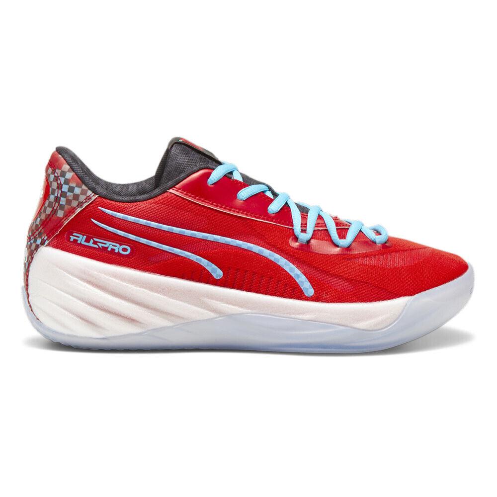 Puma Allpro Nitro Scoot Basketball Mens Red Sneakers Athletic Shoes 37930001 - Red