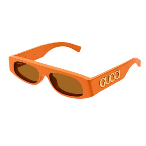 Gucci GG1771S 007 Orange/brown Rectangular Women`s Sunglasses