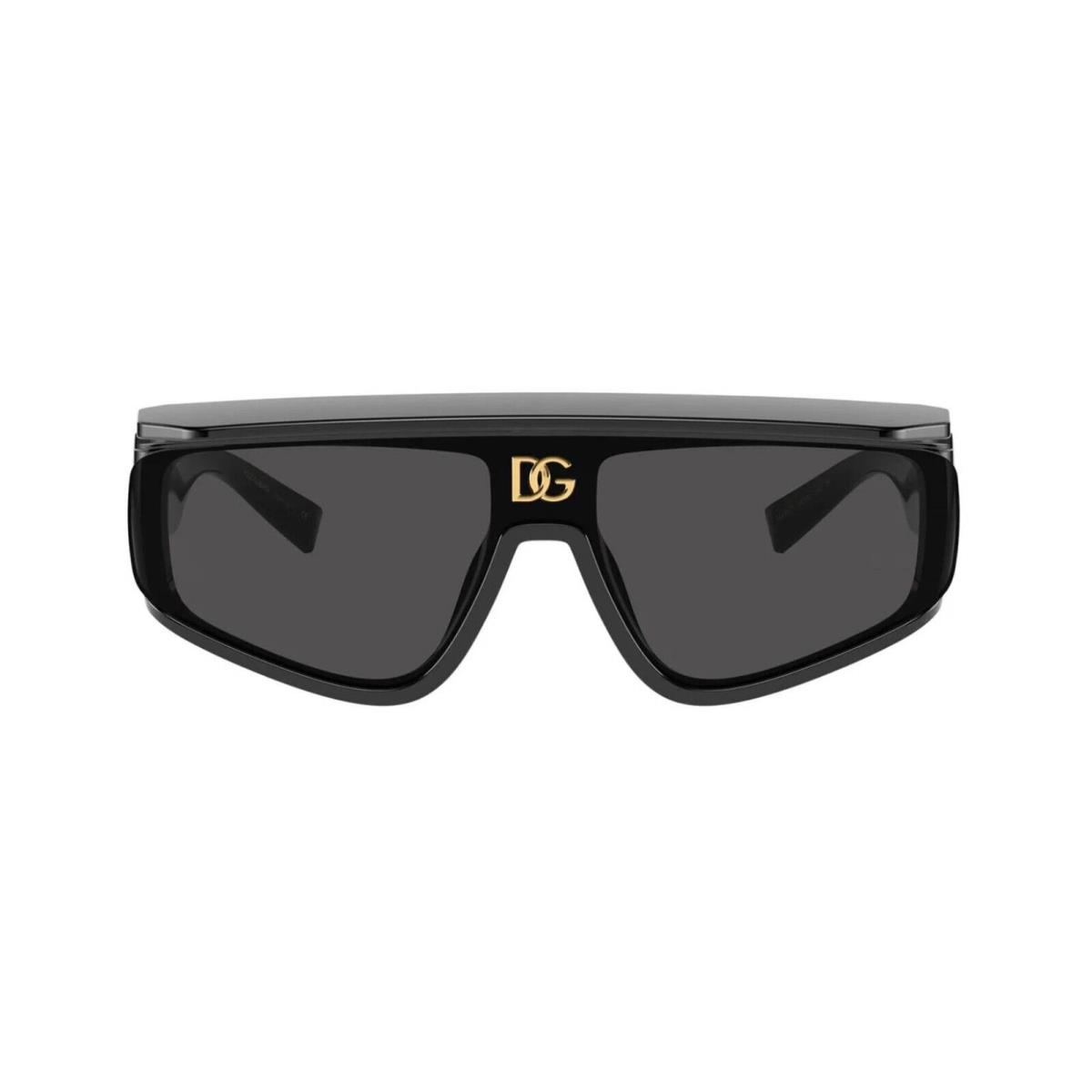 Dolce Gabbana DG 6177 Shiny Black/grey 501/87 Sunglasses