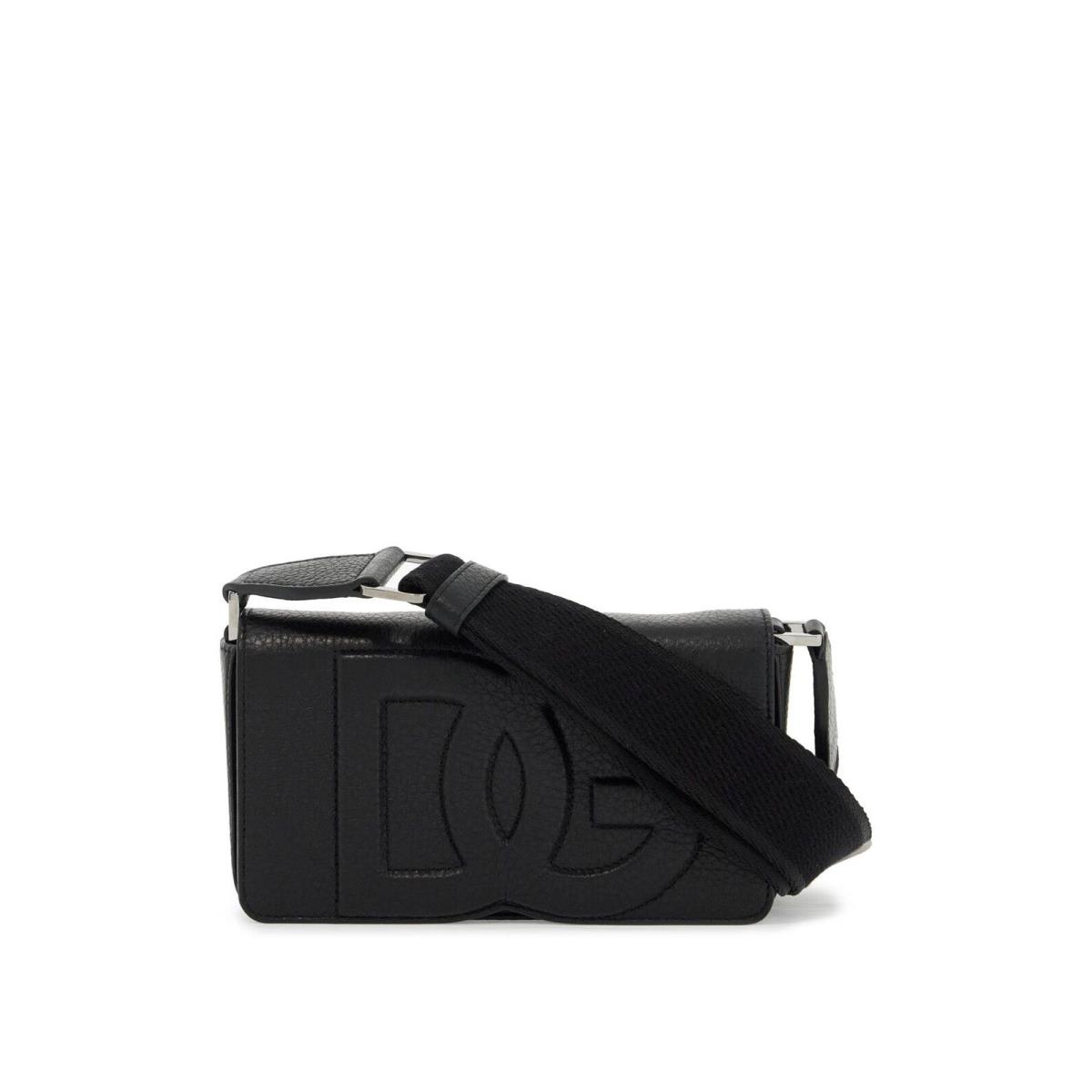 Dolce Gabbana Mini Leather Crossbody Bag with Shoulder Strap