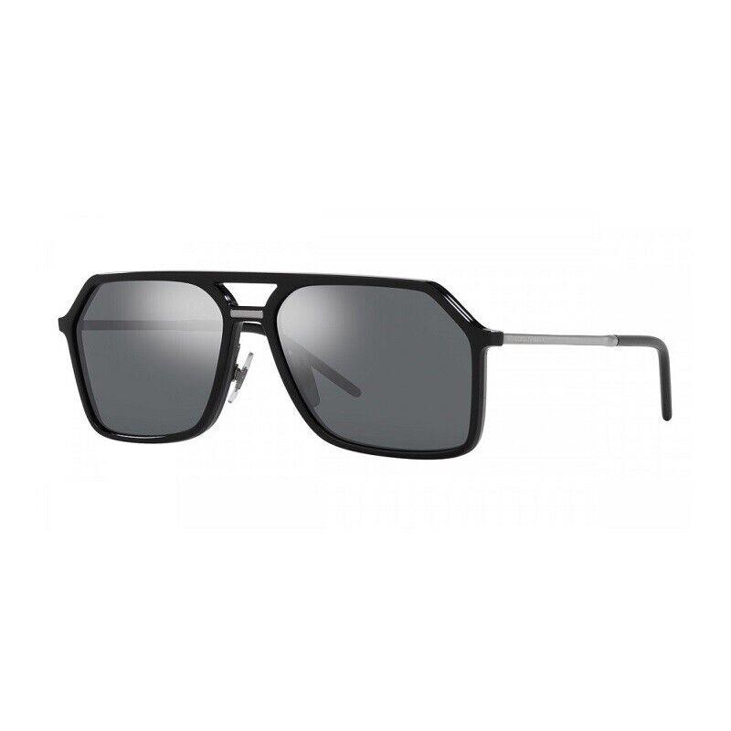 Dolce Gabbana DG6196 501/6G Black/light Grey Mirror Black 59-16-145