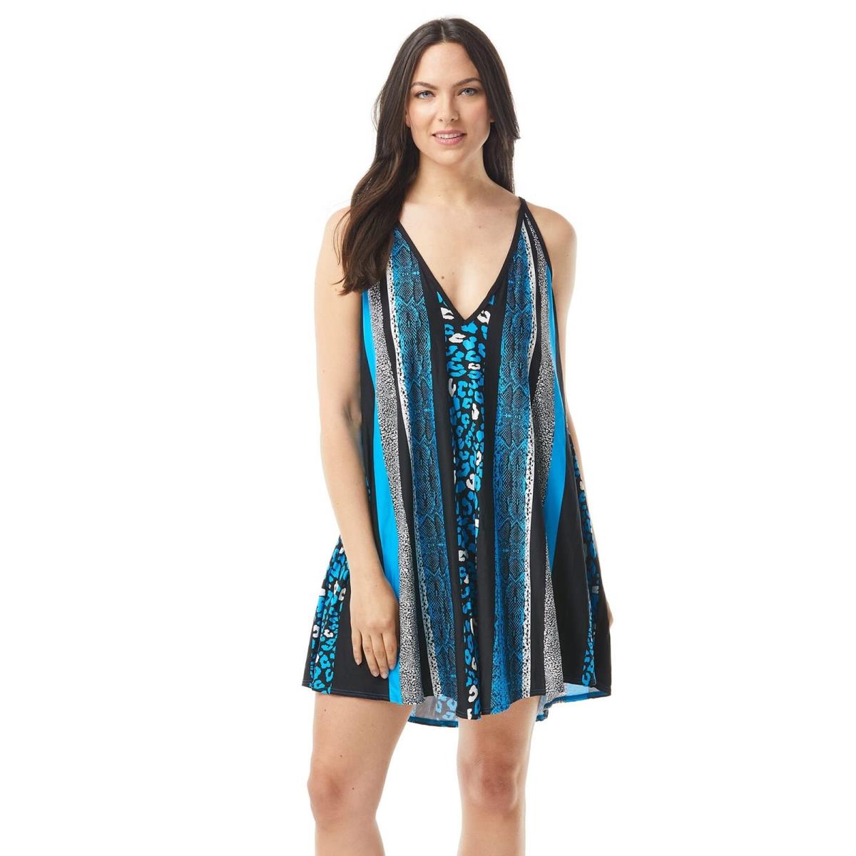 Coco Reef Womens Darling Printed Swim Cover-up Dress Multi Size Small