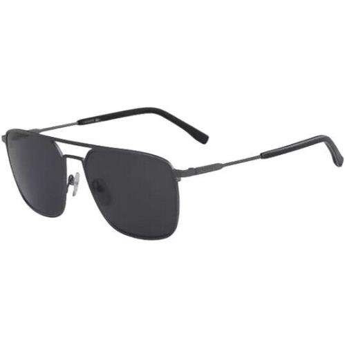 Lacoste Men`s Stylized Flat-top Pilot Sunglasses - L194S