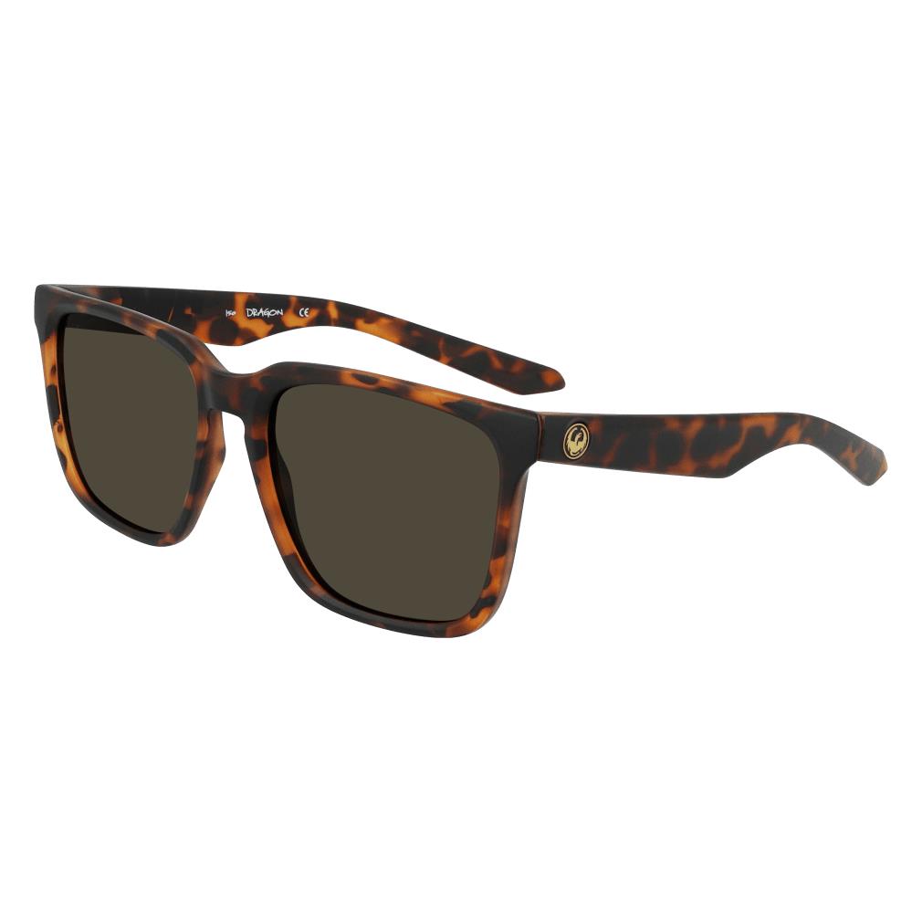 Dragon Alliance Baile Xl Ll Polar Sunglasses MATTE DARK TORTOISE