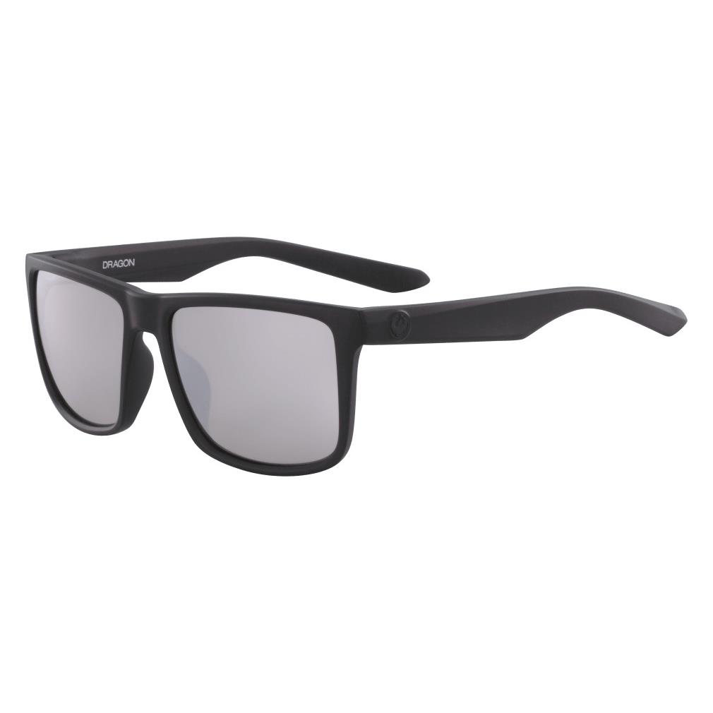 Dragon Alliance Mens Meridien Ll Ion Matte Black/ll Silver Ion Lens Sunglasses