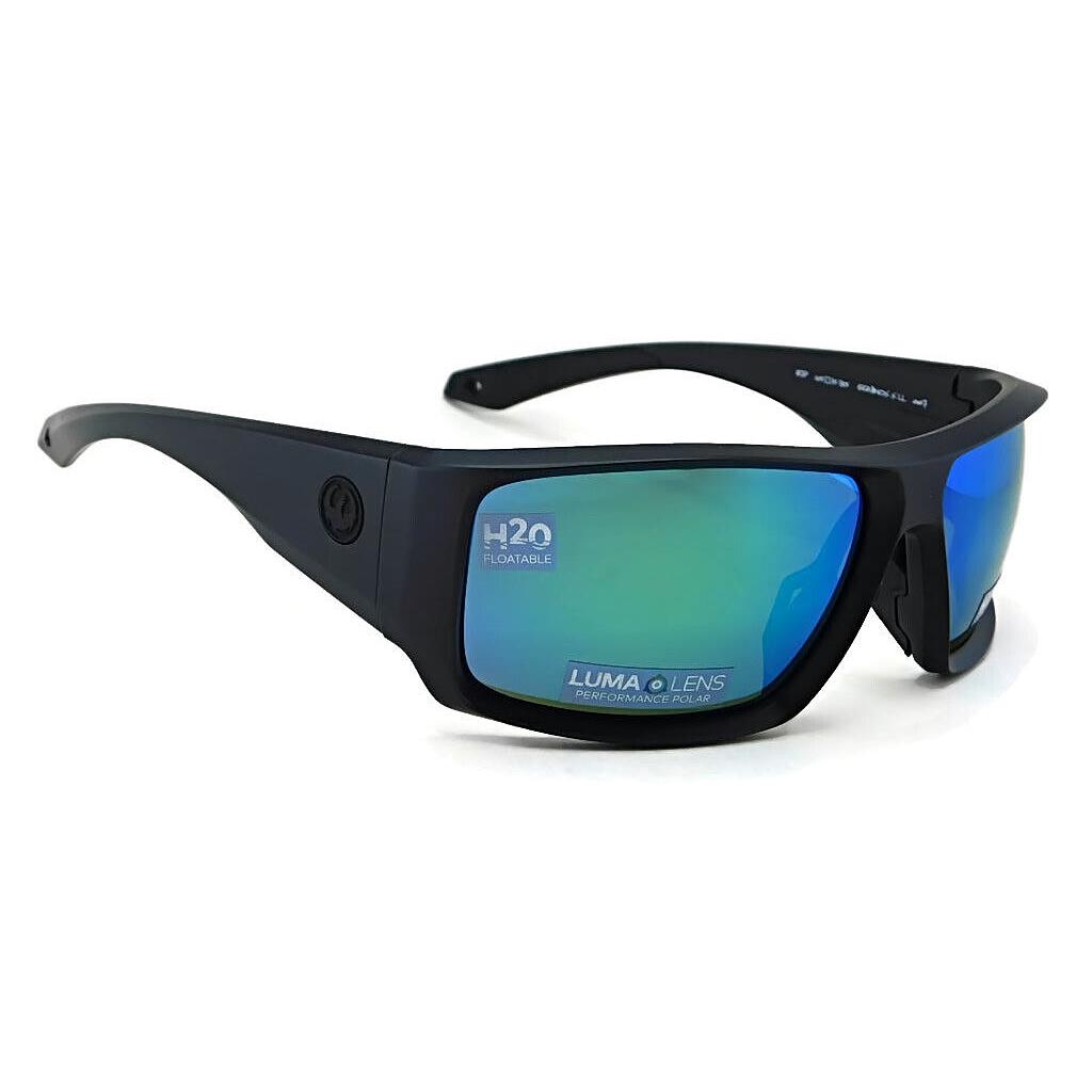 Dragon Equinox X Floating Sunglasses Matte Black / Polarized LL Deep Green Ion