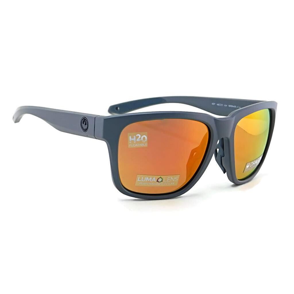 Dragon Mariner X Floating Sunglasses Matte Grey / LL Polarized Orange Ion Lens