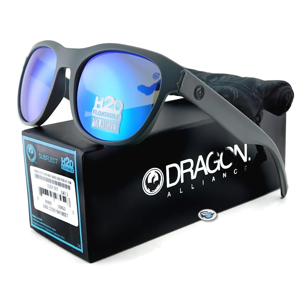 Dragon Subflect H2O Floating Polarized Sunglasses Mag Grey / Blue Sky Ion