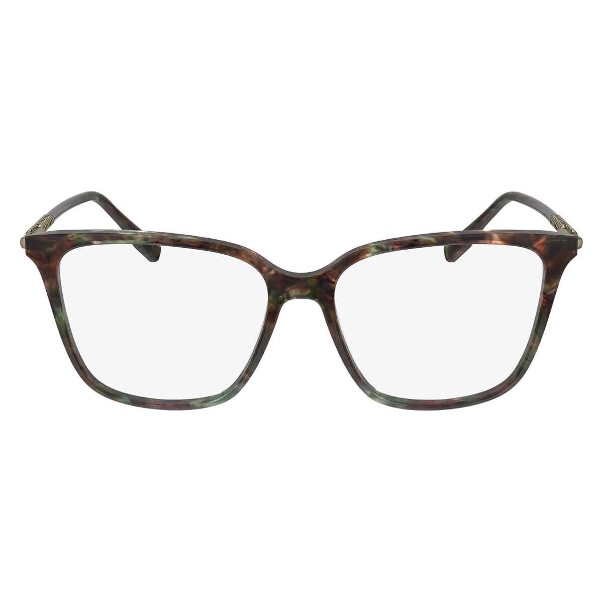 Lacoste Lac Eyeglasses Women Havana Green 57mm