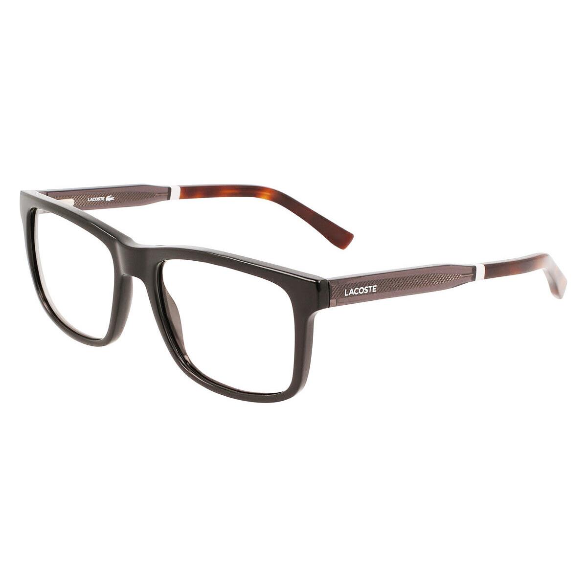 Lacoste L2890 Eyeglasses Men Black Square 56mm