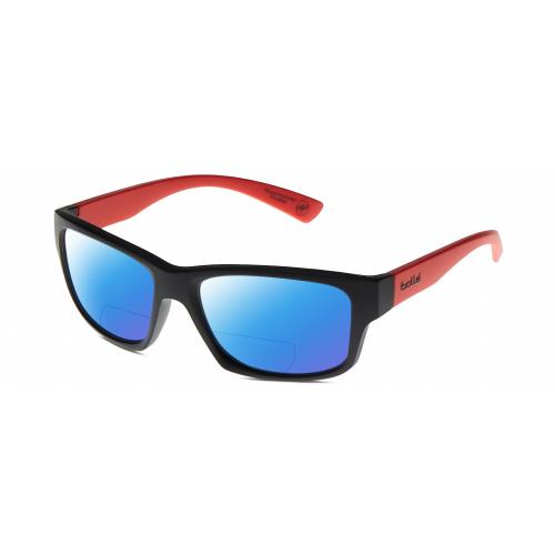 Bolle Holman Unisex Polarized Bifocal Sunglasses Black Red Orange 58mm 41 Option