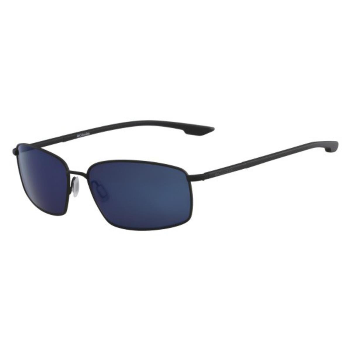 Columbia C107SM Pine Needle MR Satin Black Blue 003 Sunglasses