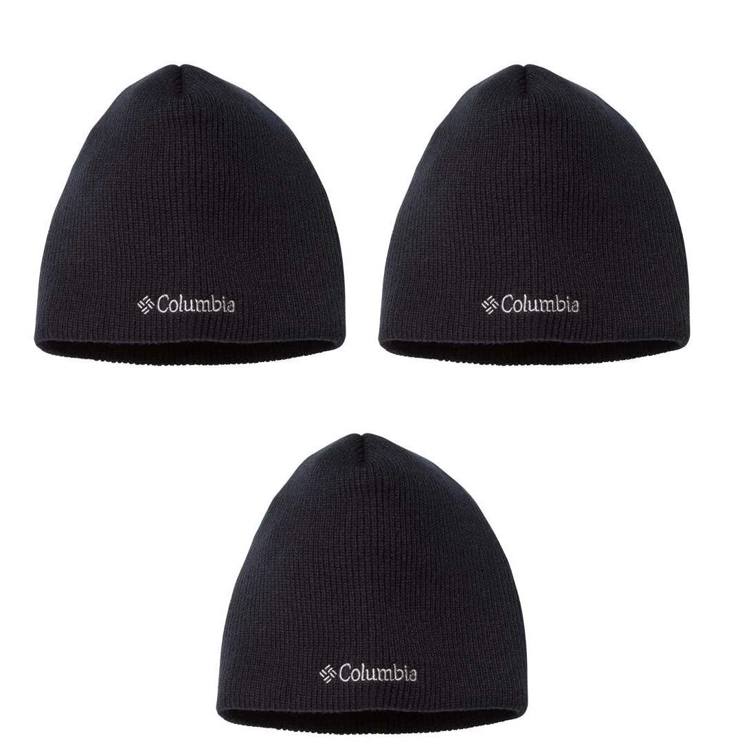 3 Pack Columbia Whirlibird Watch Cap Knit Beanie Hat Lot of 3 Hats