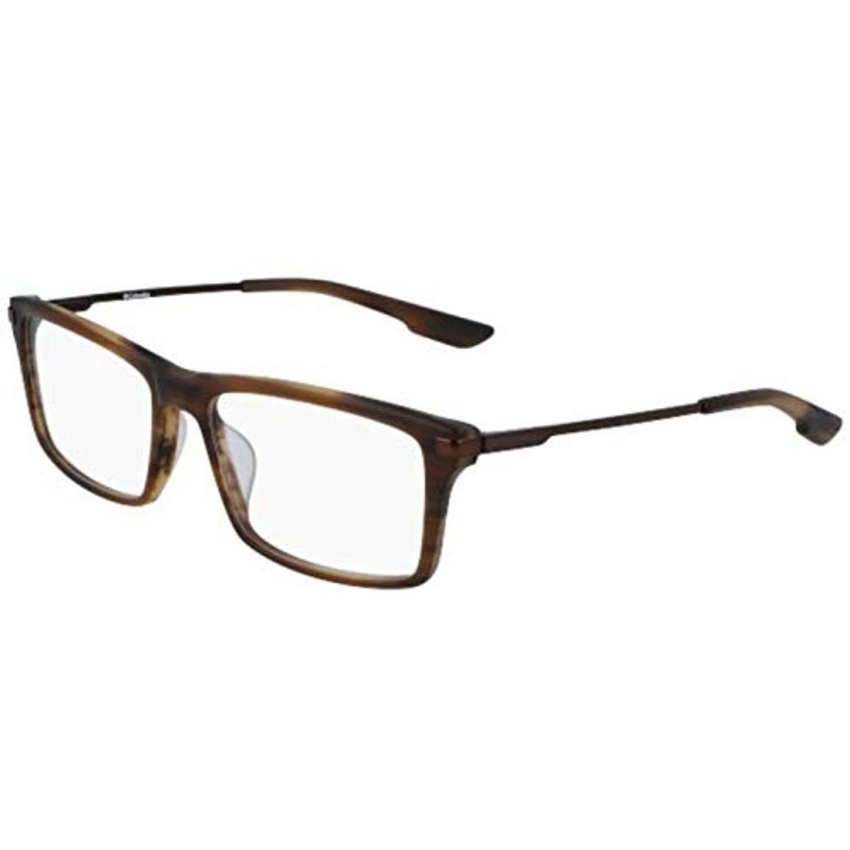 Columbia C8022 213 Matte Brown Horn Eyeglasses 55mm with Columbia Case