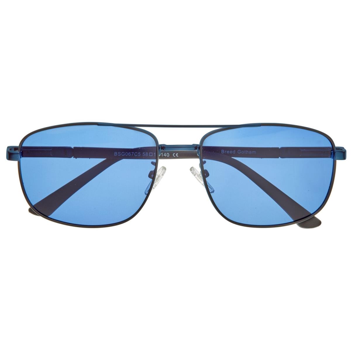 Breed Gotham Polarized Sunglasses - Navy/blue