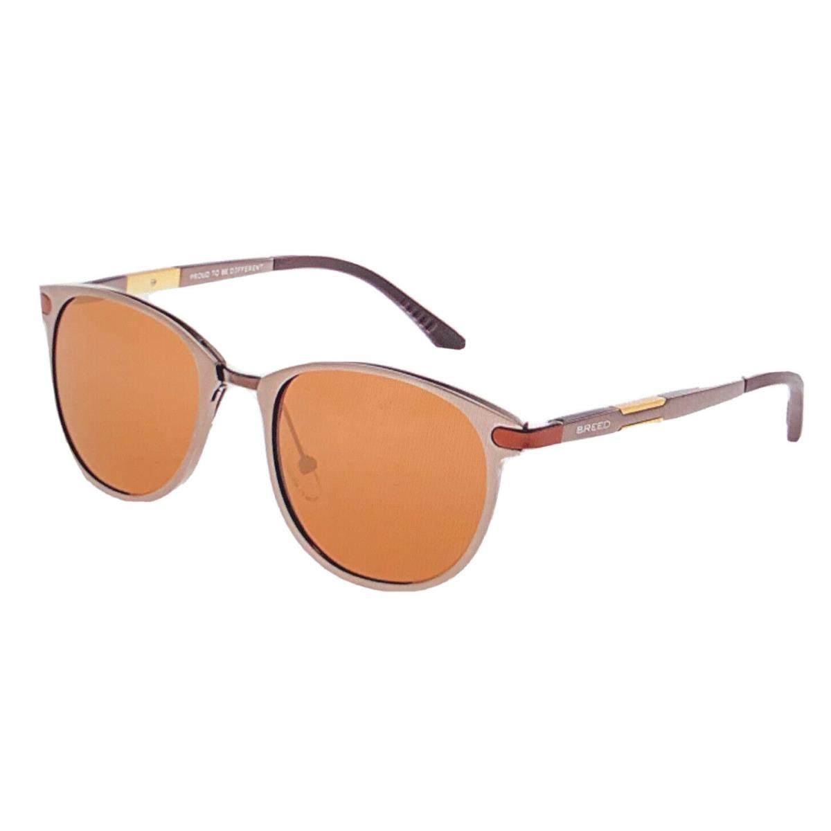 Breed Orion Brown Aluminum Polarized Men`s Sunglasses 020BN