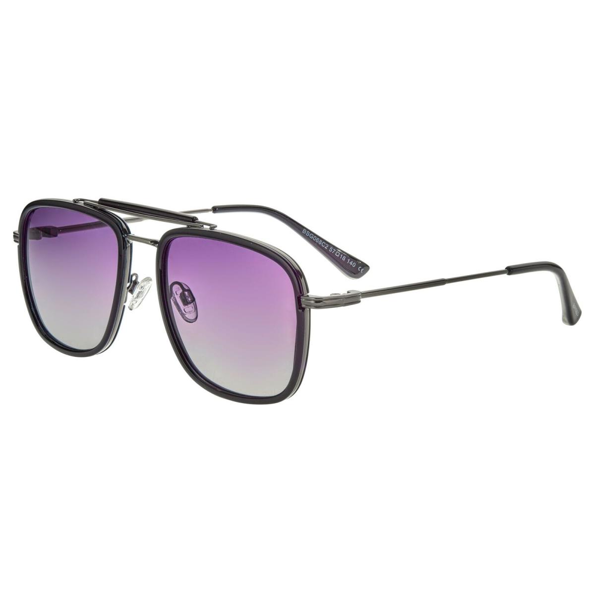 Breed Flyer Polarized Sunglasses - Black/black