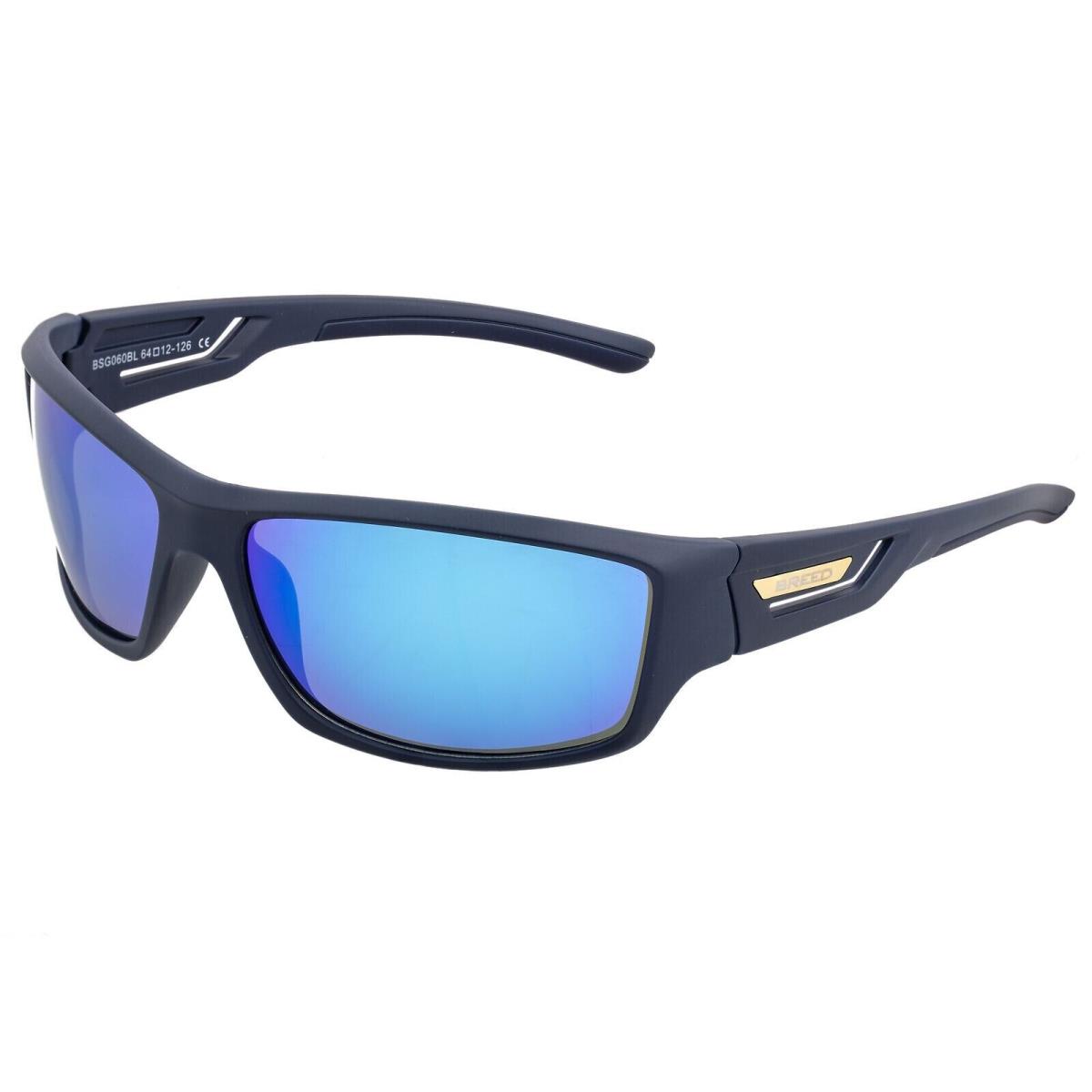 Breed Aquarius Polarized Sunglasses - Navy/blue BSG060BL