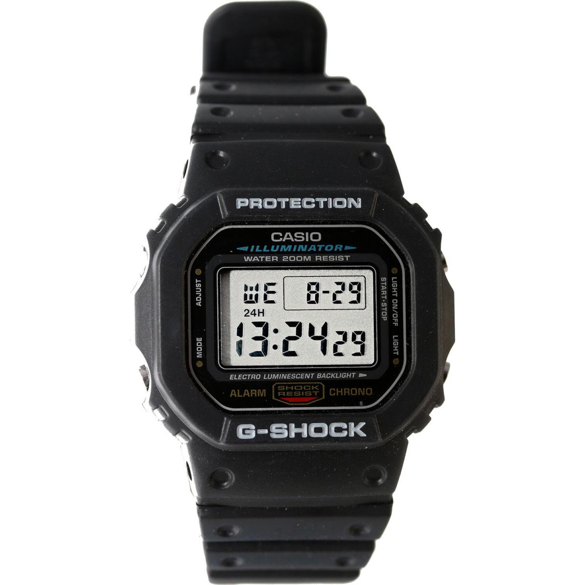 Casio DW-5600E-1V G-shock Mens Black Digital Watch Classic Shock Resistant