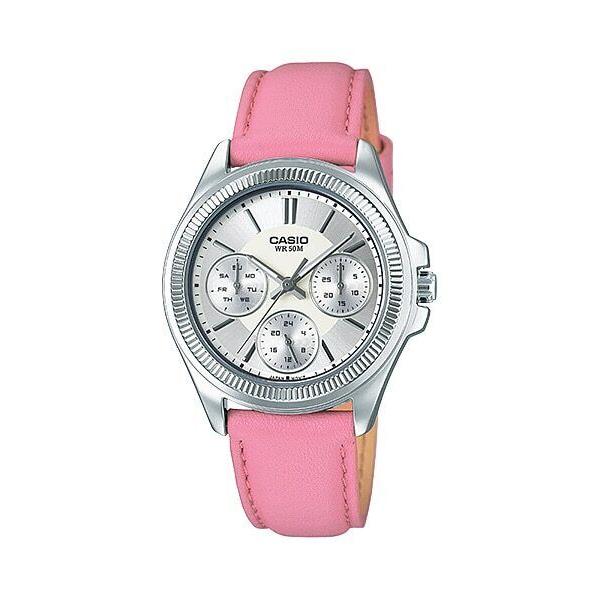 Casio Ladies Leather Band Day Date Indicator Watch LTP-2088L-4A