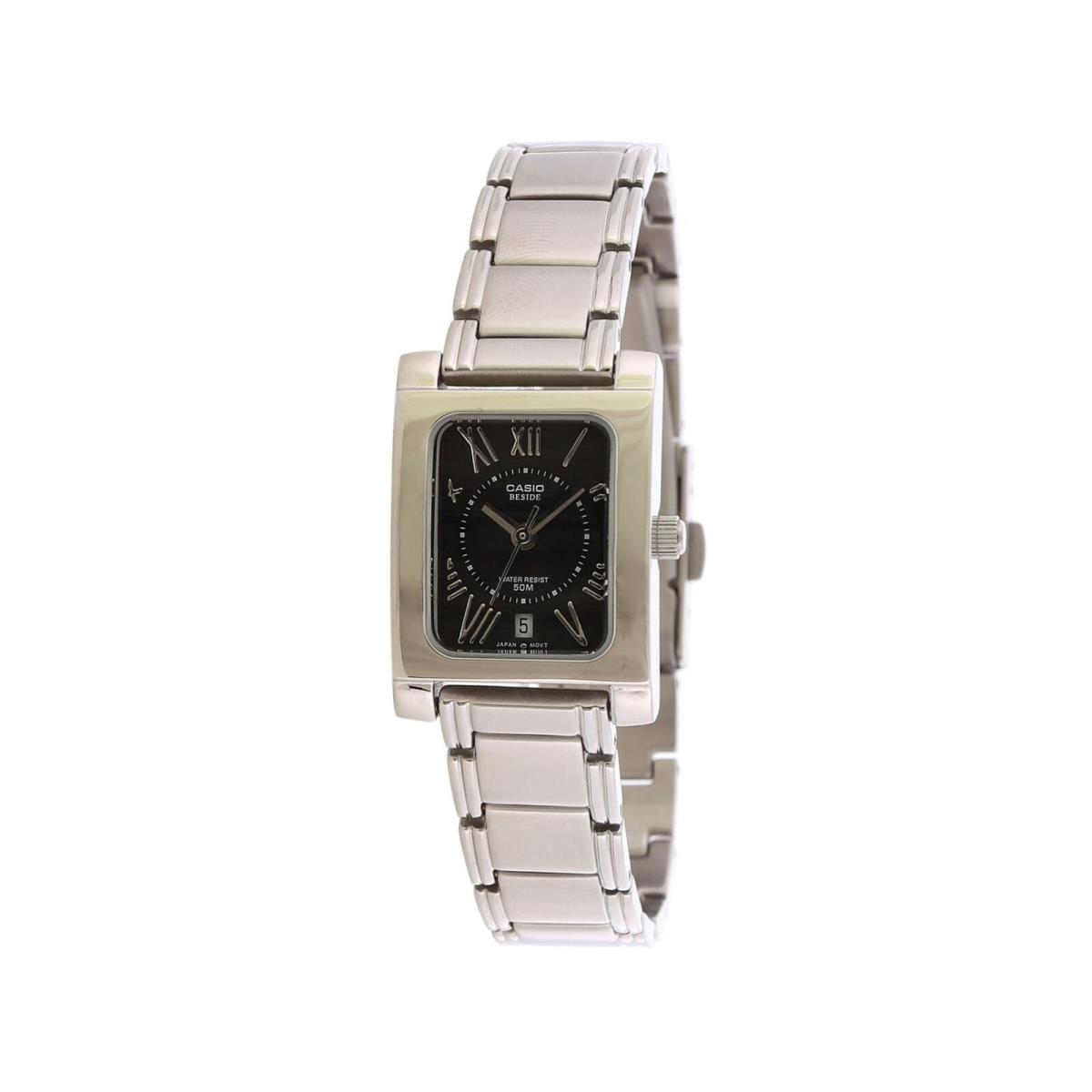 Casio Men`s Core BEL100D-1A2 Silver Stainless-steel Quartz Dress Watch - Silver, Quartz