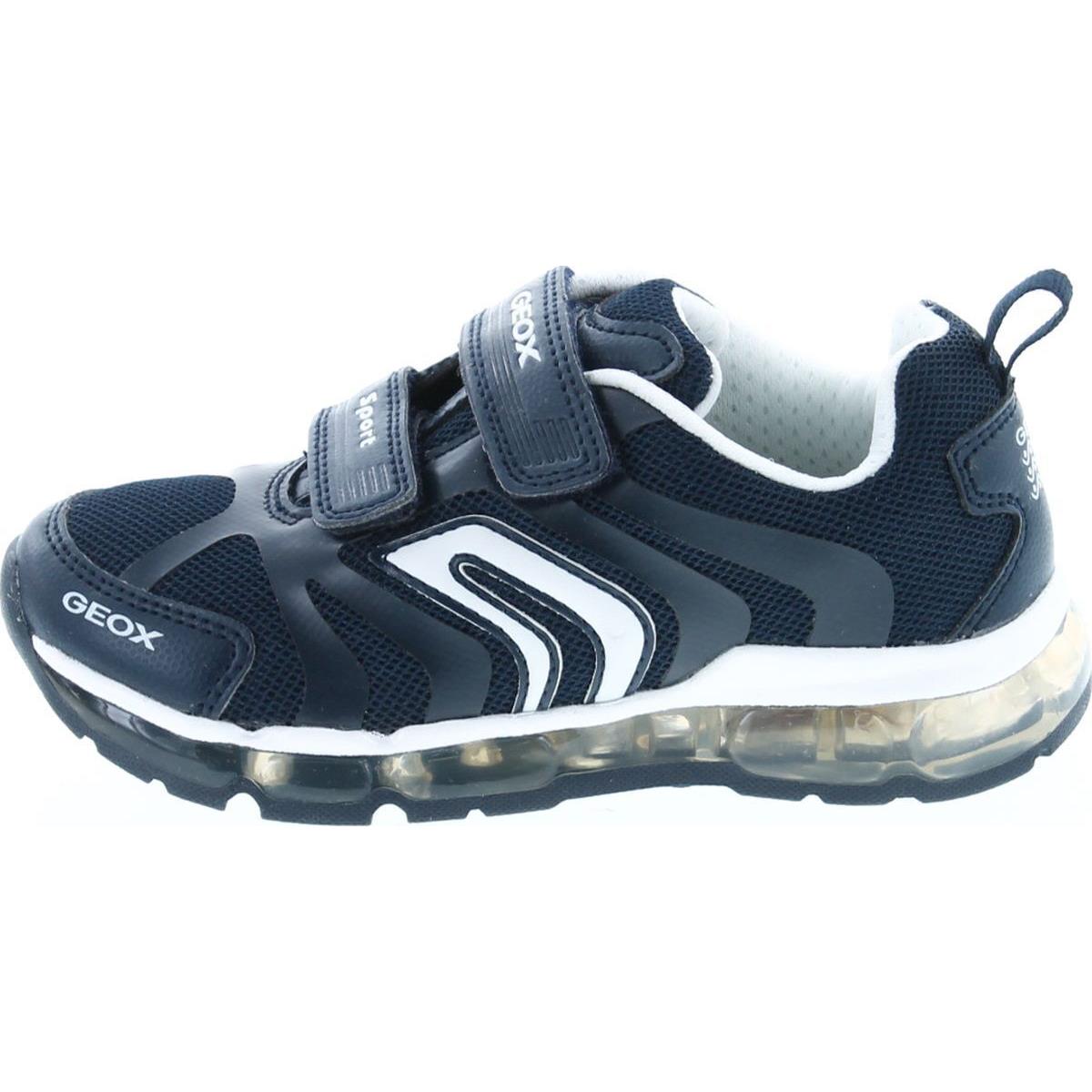 Geox Boys Junior Android Fashion Sneakers - Navy/White