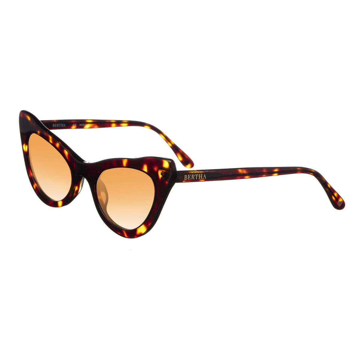 Bertha Kitty Handmade in Italy Sunglasses - Tortoise