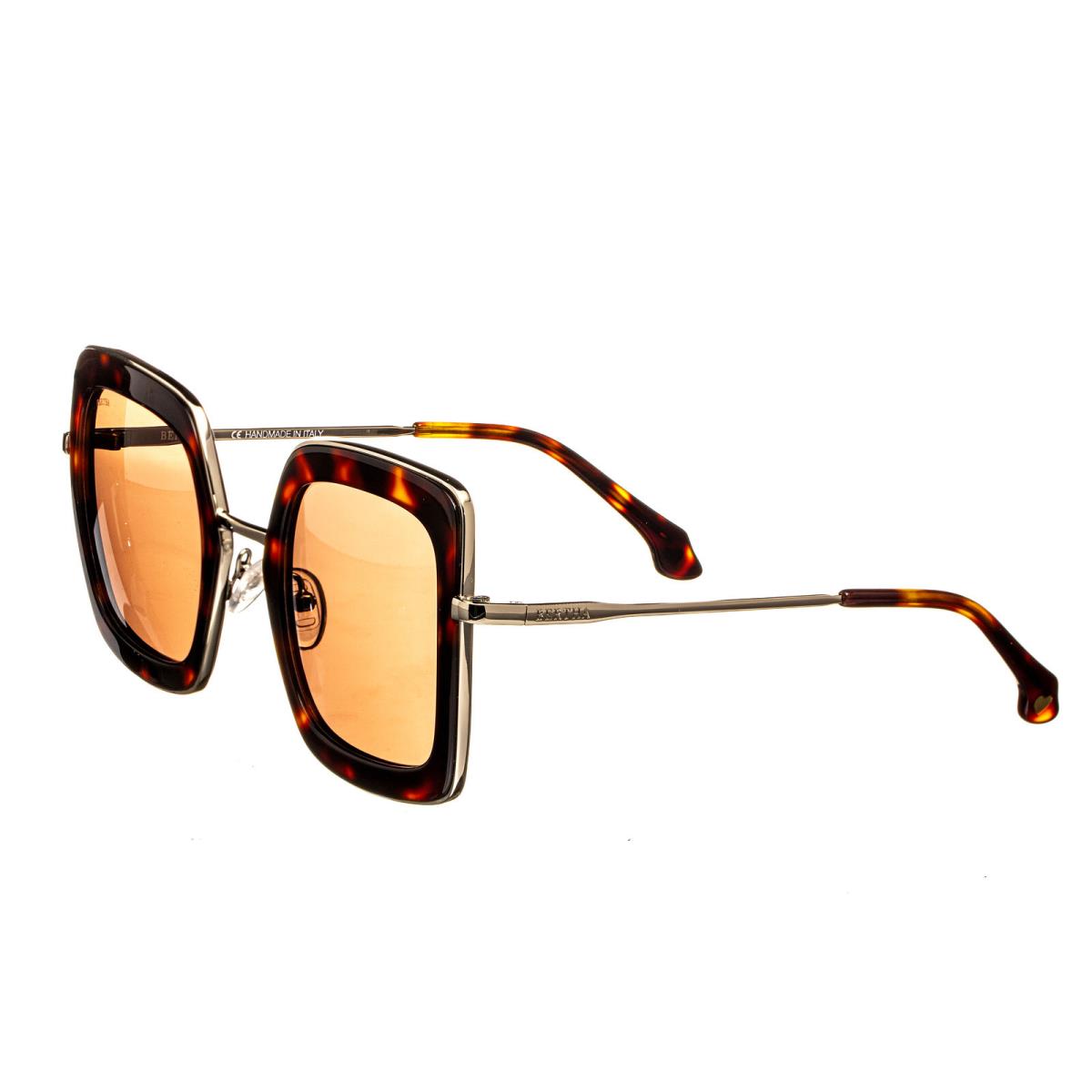 Bertha Ellie Handmade in Italy Sunglasses - Tortoise