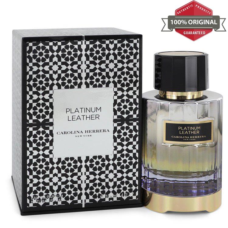 Carolina Herrera Platinum Leather Perfume 3.4 oz Edp Spray Unisex For Women