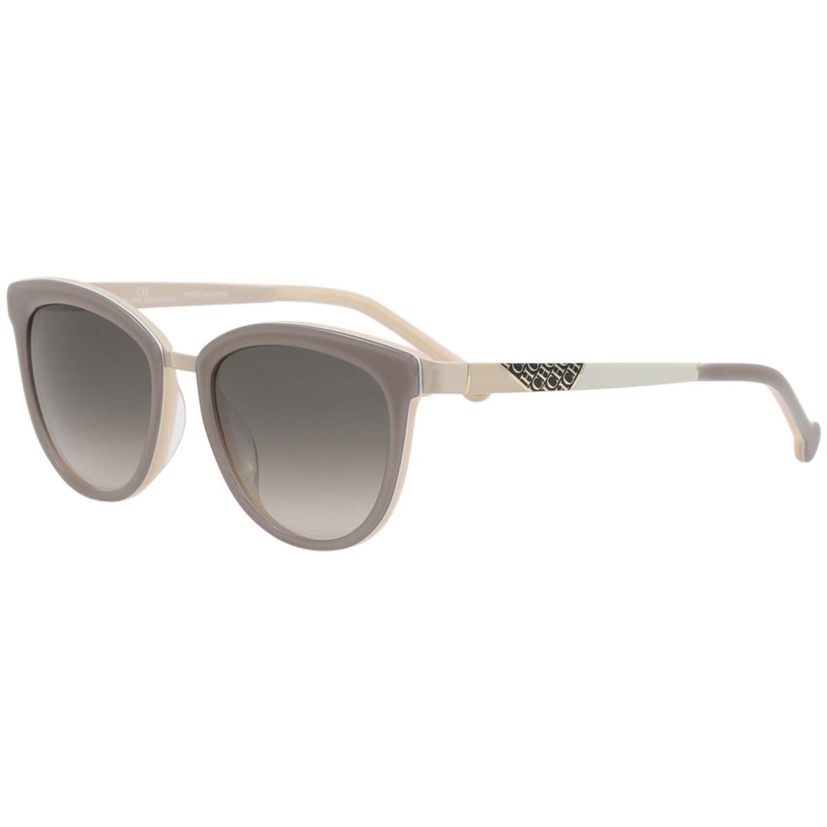 CH Carolina Herrera SHE748 SHE/748 09AL Taupe Fashion Square Sunglasses 52mm