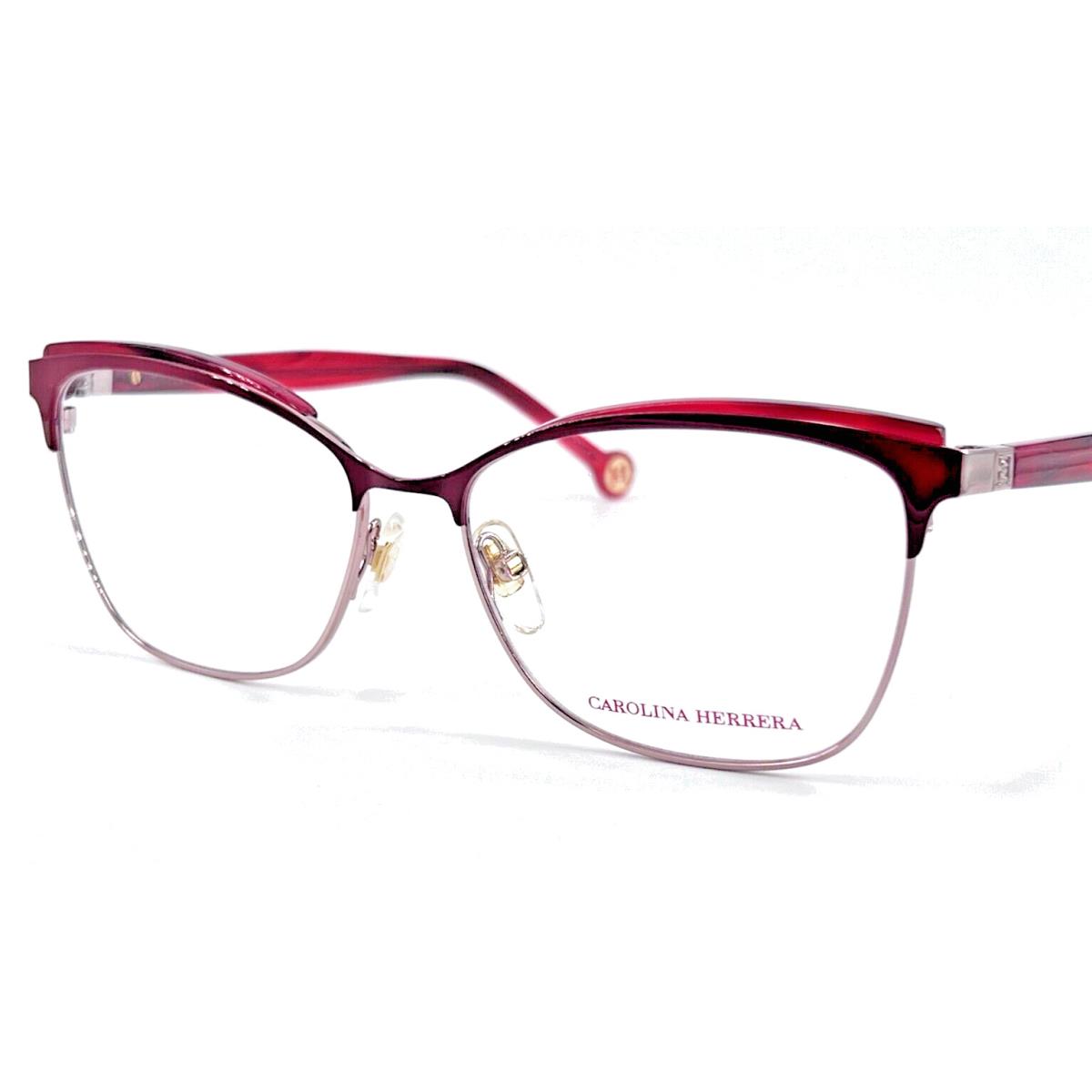 Carolina Herrera VHE188K Women`s Metal Eyeglass Frame 0K99 Red 55-15