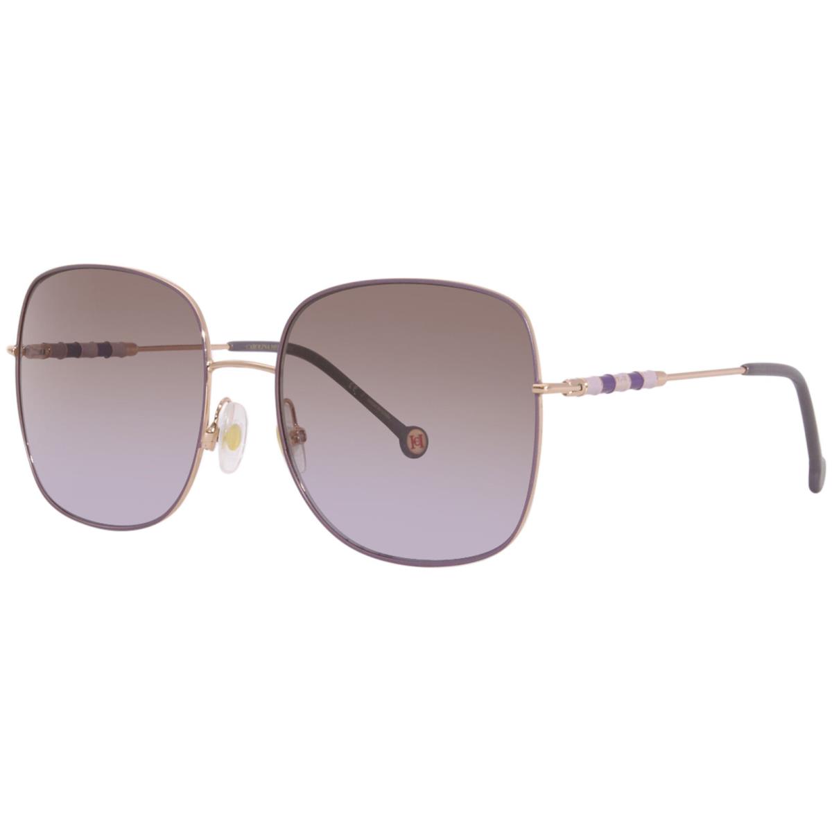 Carolina Herrera CH/0035/S Hzjqr Sunglasses Women`s Gold/lilac/brown Violet 59mm