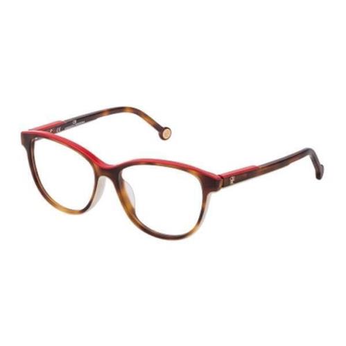 Carolina Herrera VHE800-OADQ-52 Havana Eyeglasses